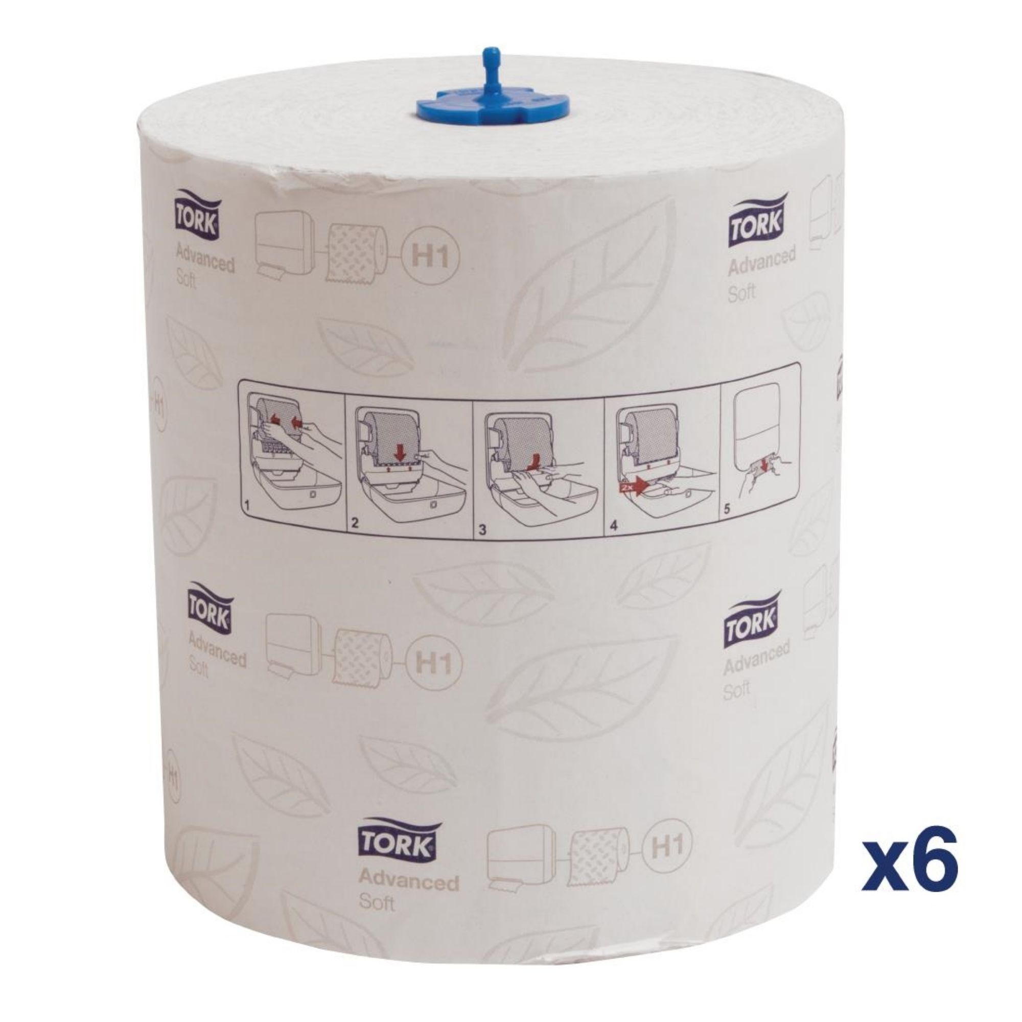 Picture of Tork Advanced Hand Towel Rolls 2-Ply 150m (Pack of 6) - FA707