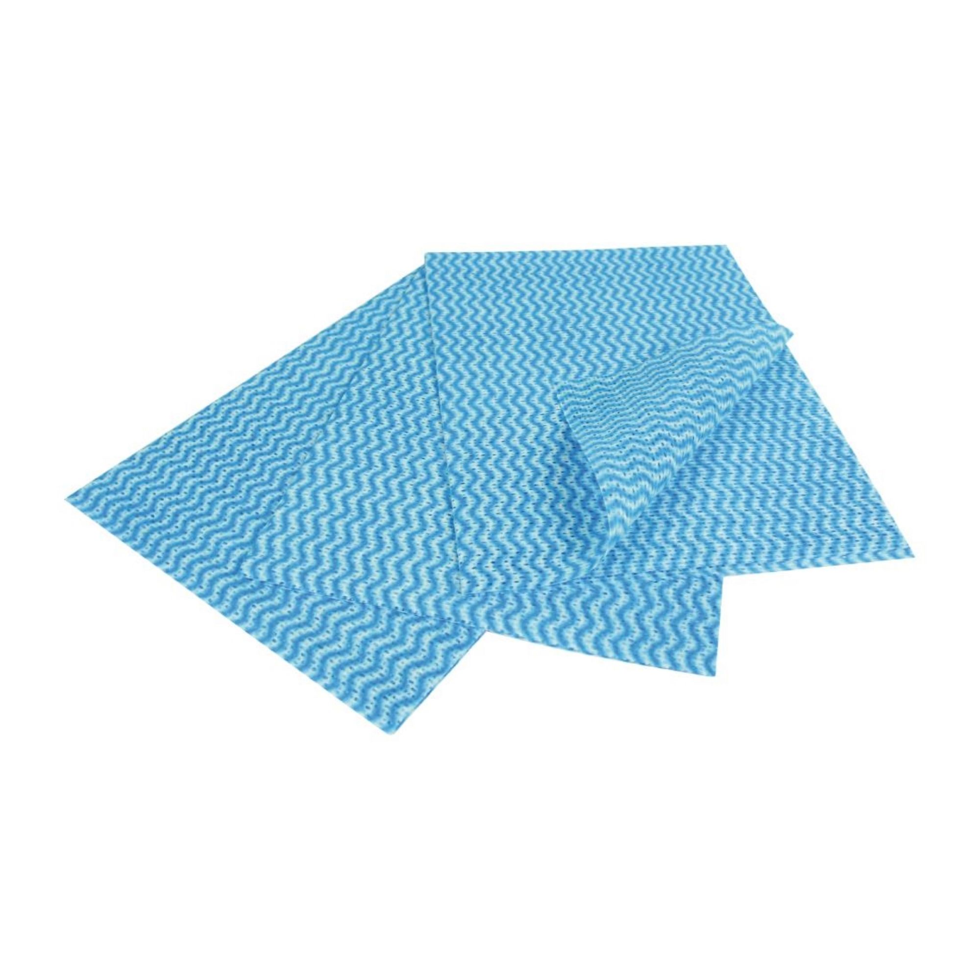 Picture of EcoTech Envirowipe Antibacterial Compostable Cleaning Cloths Blue (25 Pack) - FA208