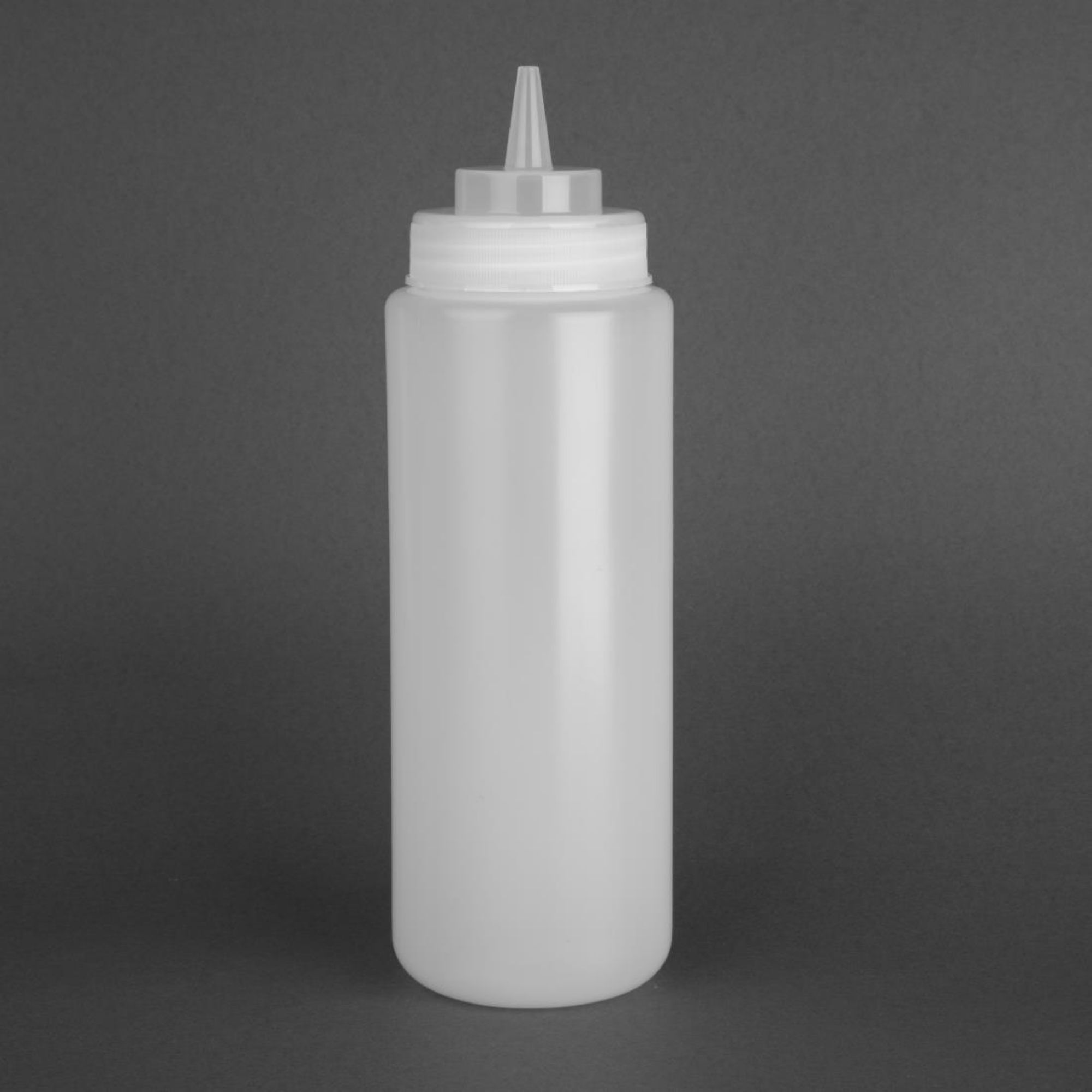 Picture of Vogue Clear Wide Neck Squeeze Sauce Bottle 32oz - E093
