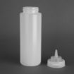 Picture of Vogue Clear Wide Neck Squeeze Sauce Bottle 32oz - E093