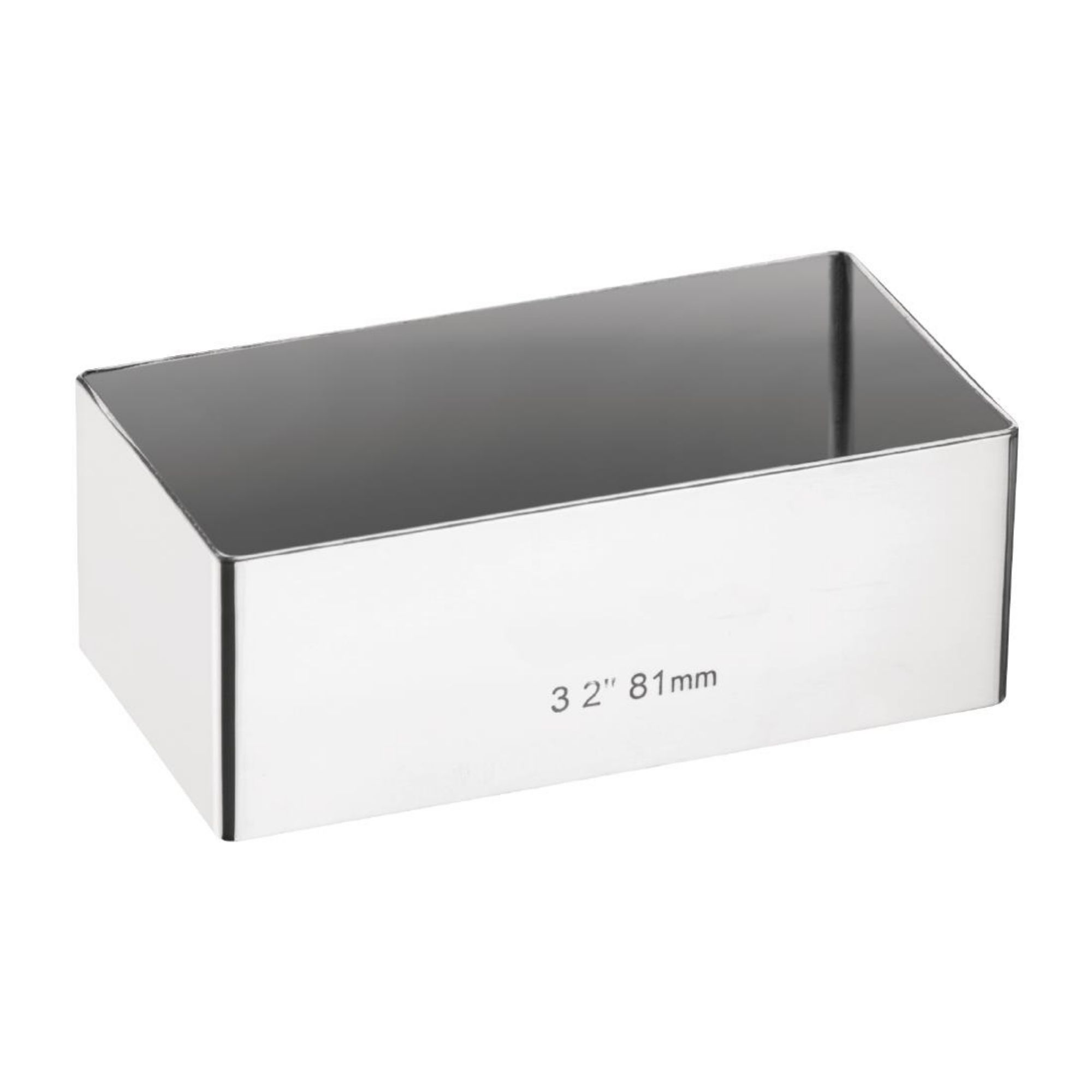 Picture of Rectangular Mini Gateaux Mould 80 x 40mm - E062