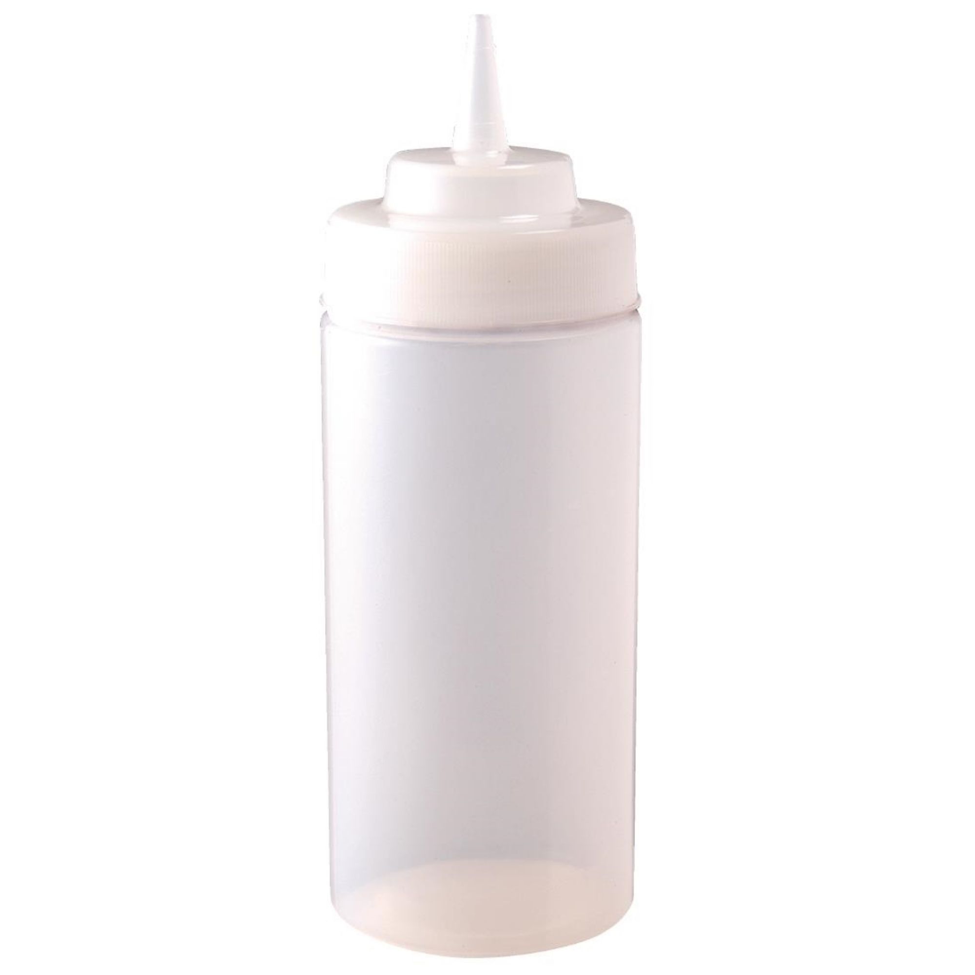 Picture of Vogue Clear Wide Neck Squeeze Sauce Bottle 16oz - E092
