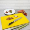 Picture of Hygiplas High Density Antibacterial Yellow Chopping Board 455x305x12mm - F156