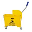Picture of Jantex Kentucky Mop Bucket and Wringer 20Ltr Yellow - F951