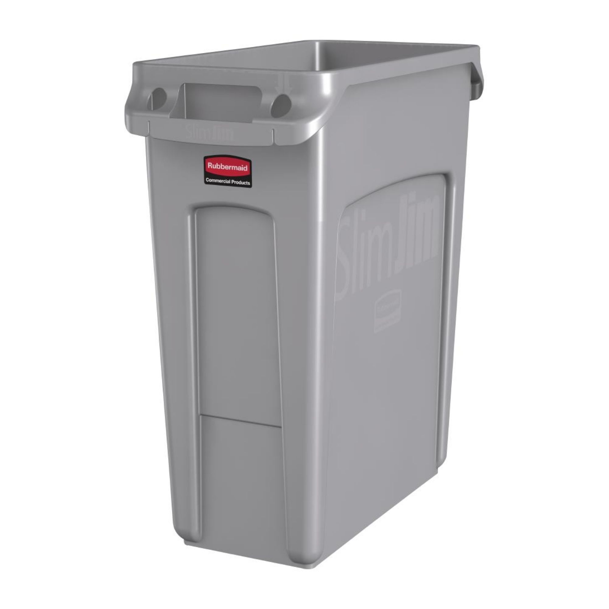 Picture of Rubbermaid Slim Jim Container with Venting Channels Grey 60Ltr - F603