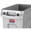Picture of Rubbermaid Slim Jim Container with Venting Channels Grey 60Ltr - F603
