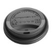 Picture of Fiesta Compostable Coffee Cup Lids 340ml / 12oz (Pack of 50) - DS055