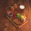 Picture of Olympia Rounded Acacia Wooden Serving Board - DP156