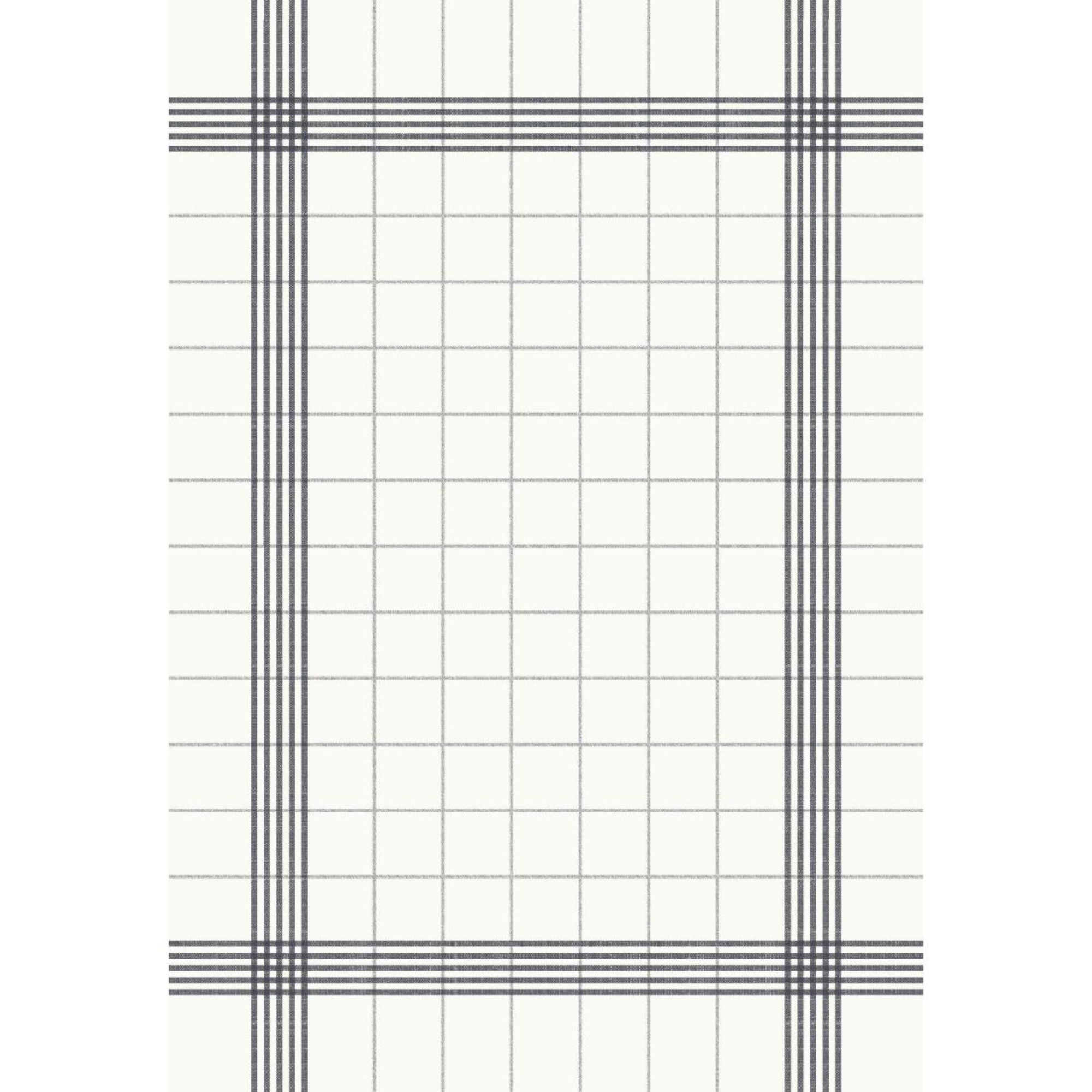 Picture of Duni Bistro Towel Napkin 38x54cm Granite Grey Check on White (Pack 250) - CY524