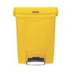 Picture of Rubbermaid Slim Jim Front Step-On Pedal Bin 30Ltr - Yellow - CW581