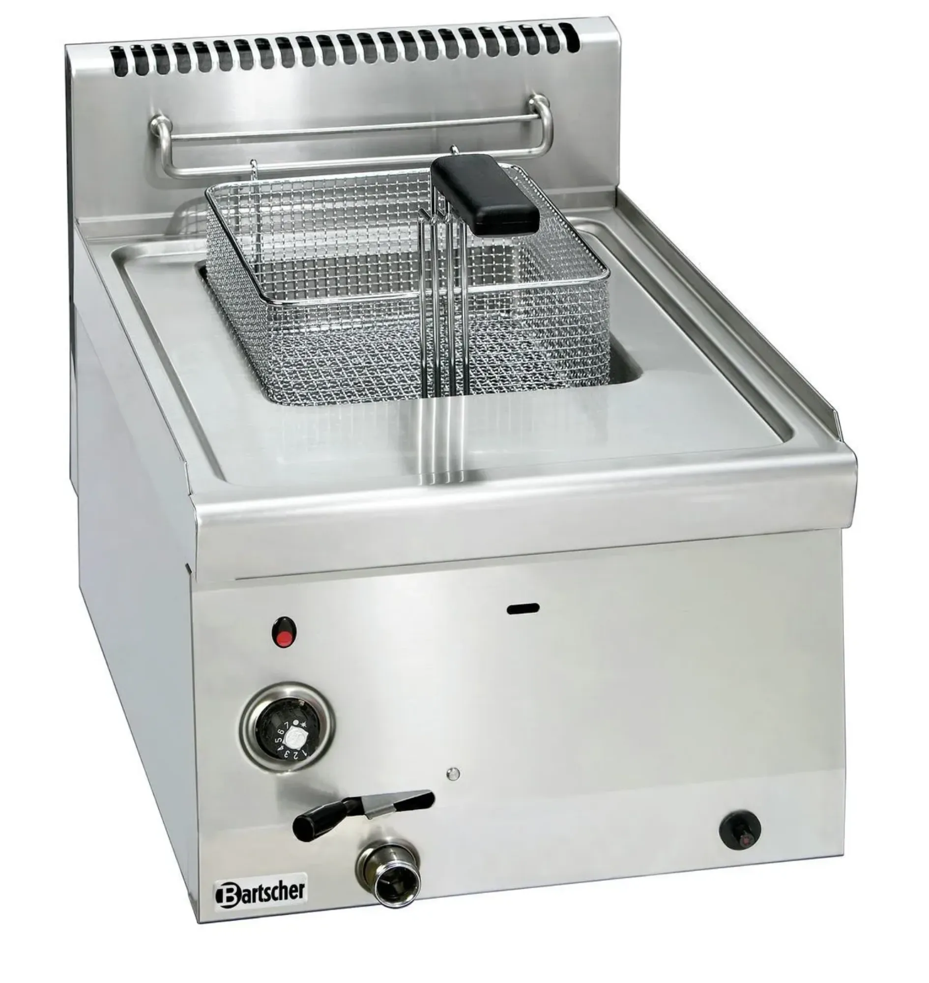Picture of Bartscher Deep fat fryer gas 600, W400, 1x8L Countertop - 1315113