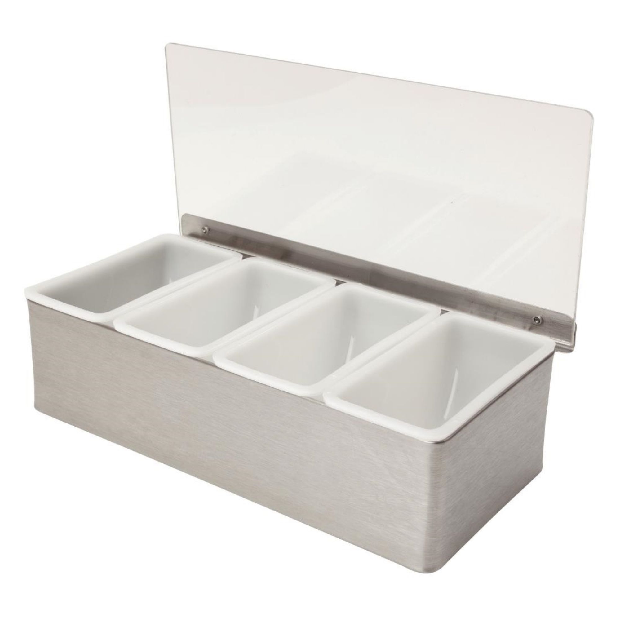 Picture of Beaumont 4 Part Stainless Steel Condiment Holder - CZ597