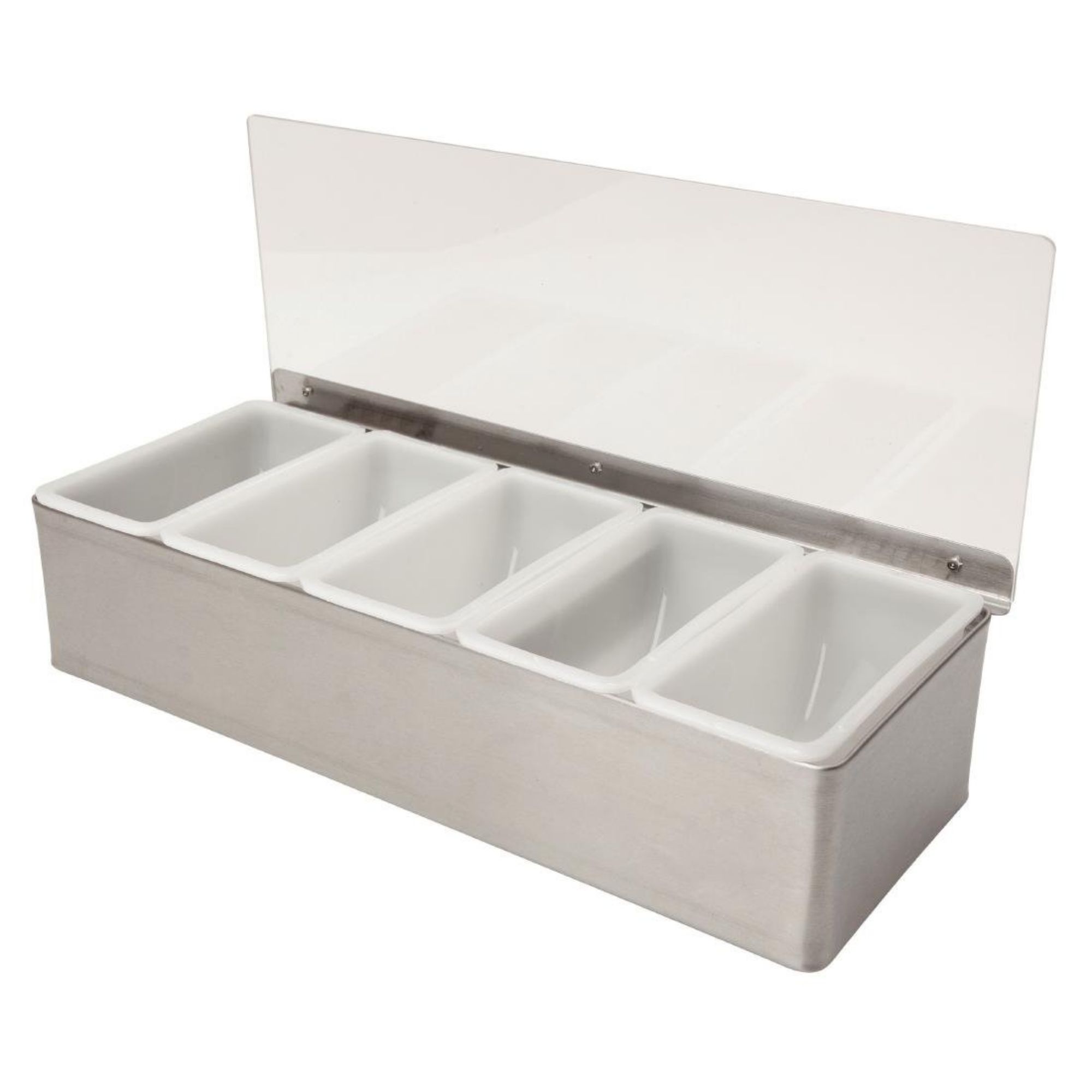 Picture of Beaumont 5 Part Stainless Steel Condiment Holder - CZ598