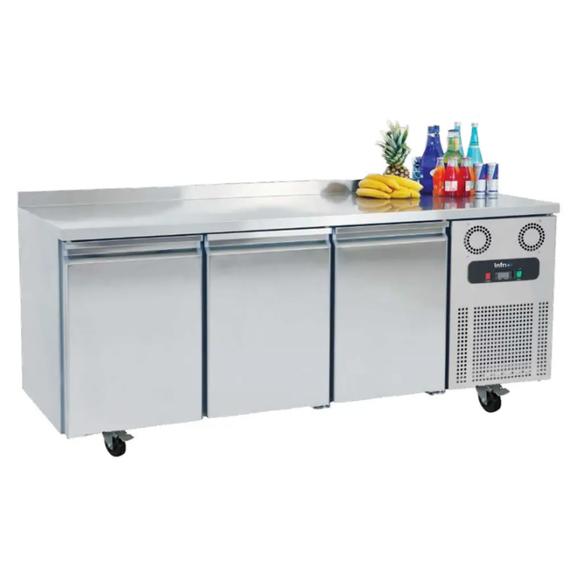 Picture of Infrio Professional 3 Door GN 1/1 Freezer Table - MR1800BT