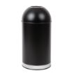 Picture of Bolero Steel Open Lid Bullet Bin Black 40Ltr - CW954