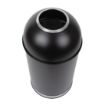 Picture of Bolero Steel Open Lid Bullet Bin Black 40Ltr - CW954