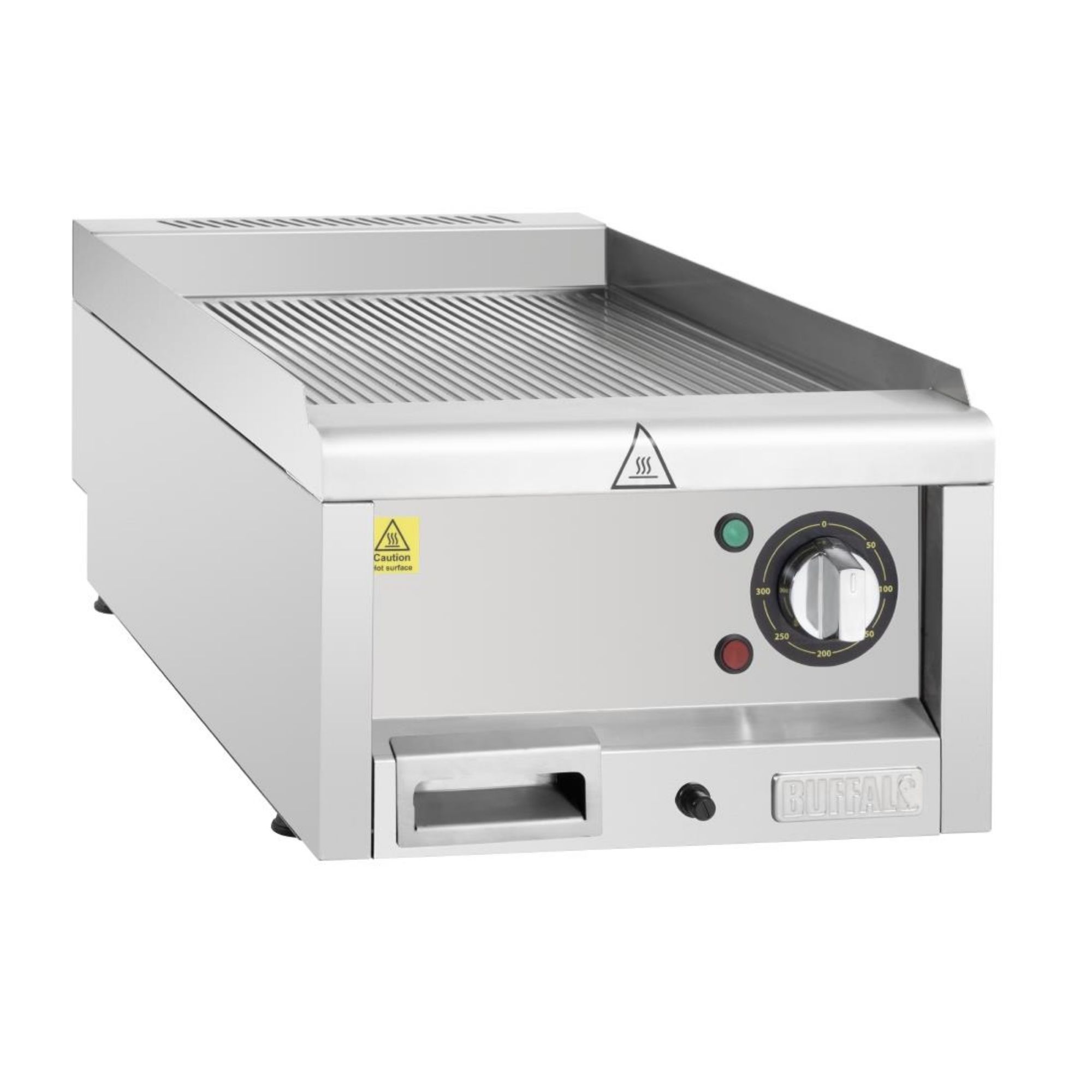 Picture of Buffalo 600 Series Ribbed Electric Griddle 400mm - CU474