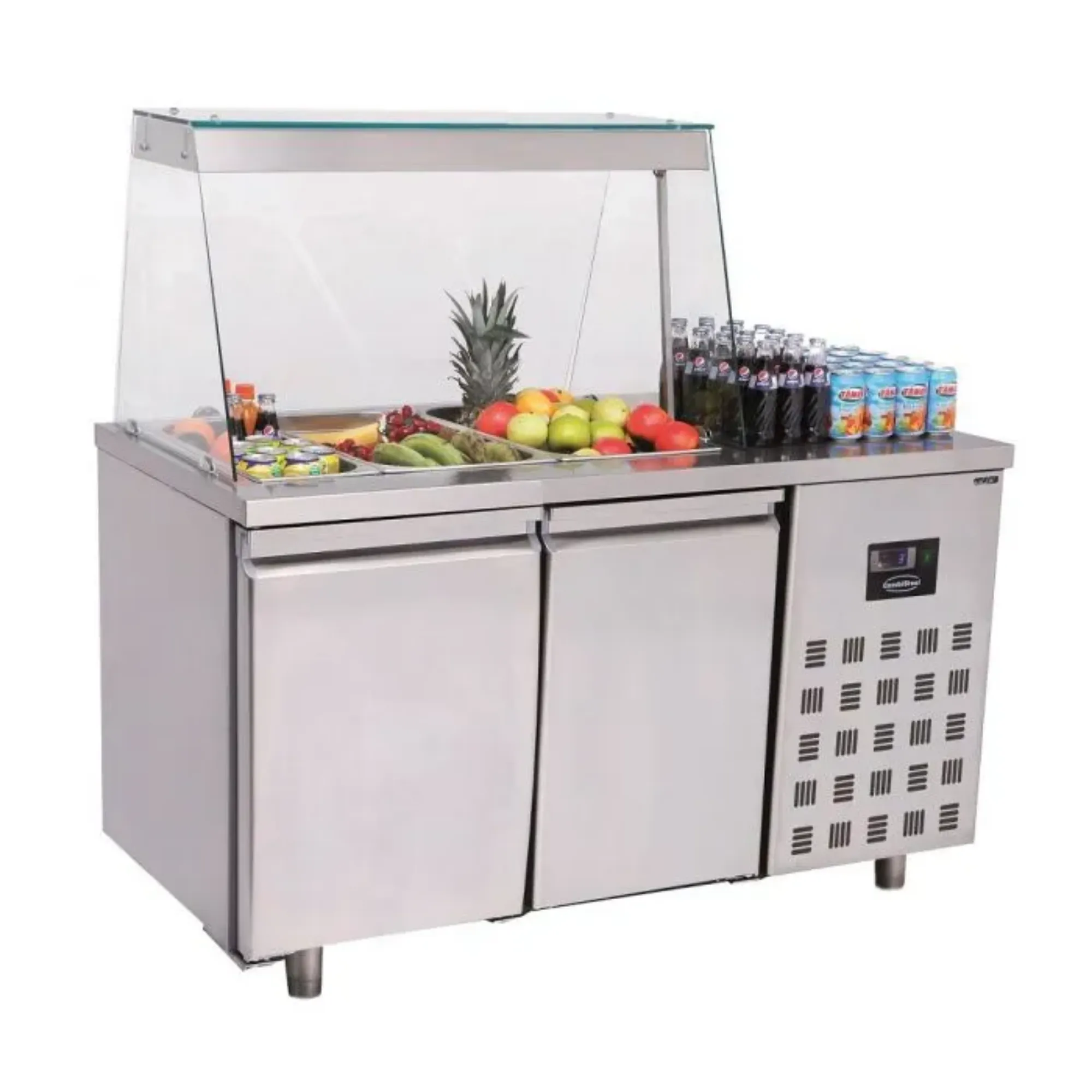 Picture of CombiSteel Saladette 2 Doors 3x1/3GN Containers - 7489.5150