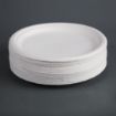 Picture of Fiesta Compostable Bagasse Plates Round 260mm (Pack of 50) - CW904