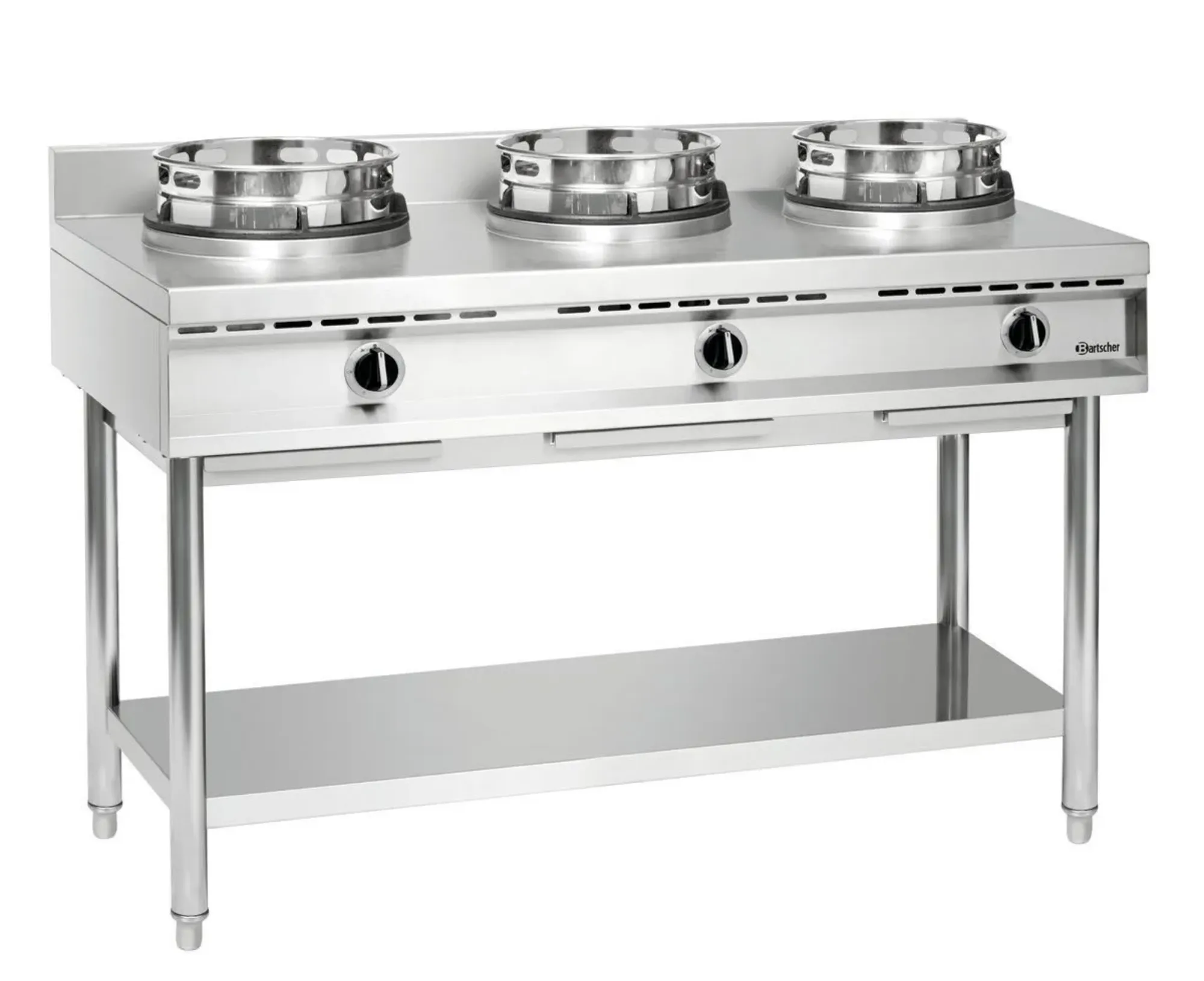 Picture of Bartscher Wok cooker, 3 burners Freestanding - 1053103