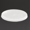 Picture of Fiesta Recyclable Microwavable Deli Pot Lids (100 pack) - CS158