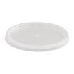Picture of Fiesta Recyclable Microwavable Deli Pot Lids (100 pack) - CS158