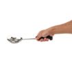 Picture of Vogue Slotted Serving Spoon Black Handle 340mm - CS911
