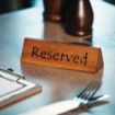 Picture of Olympia Acacia Menu Holder and Reserved Sign (Pack of 10) - CL381