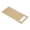 Picture of Europochette Brown Cutlery Pouch with White Napkin (Pack of 500) - CK235