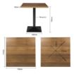 Picture of Bolero Complete Square Table 700mm - CH992