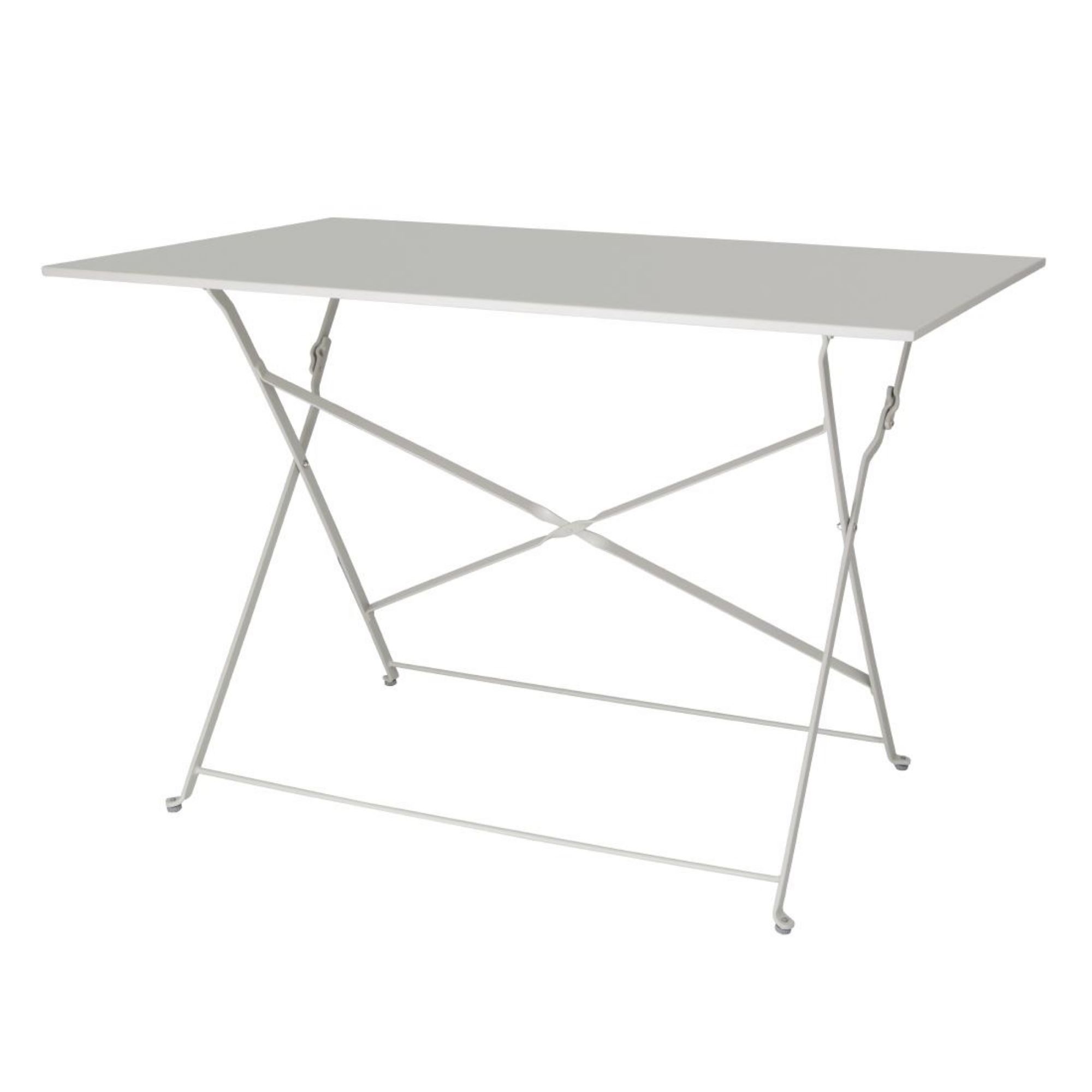 Picture of Bolero Pavement Style Folding Table Grey 1100mm x 700mm - CH969