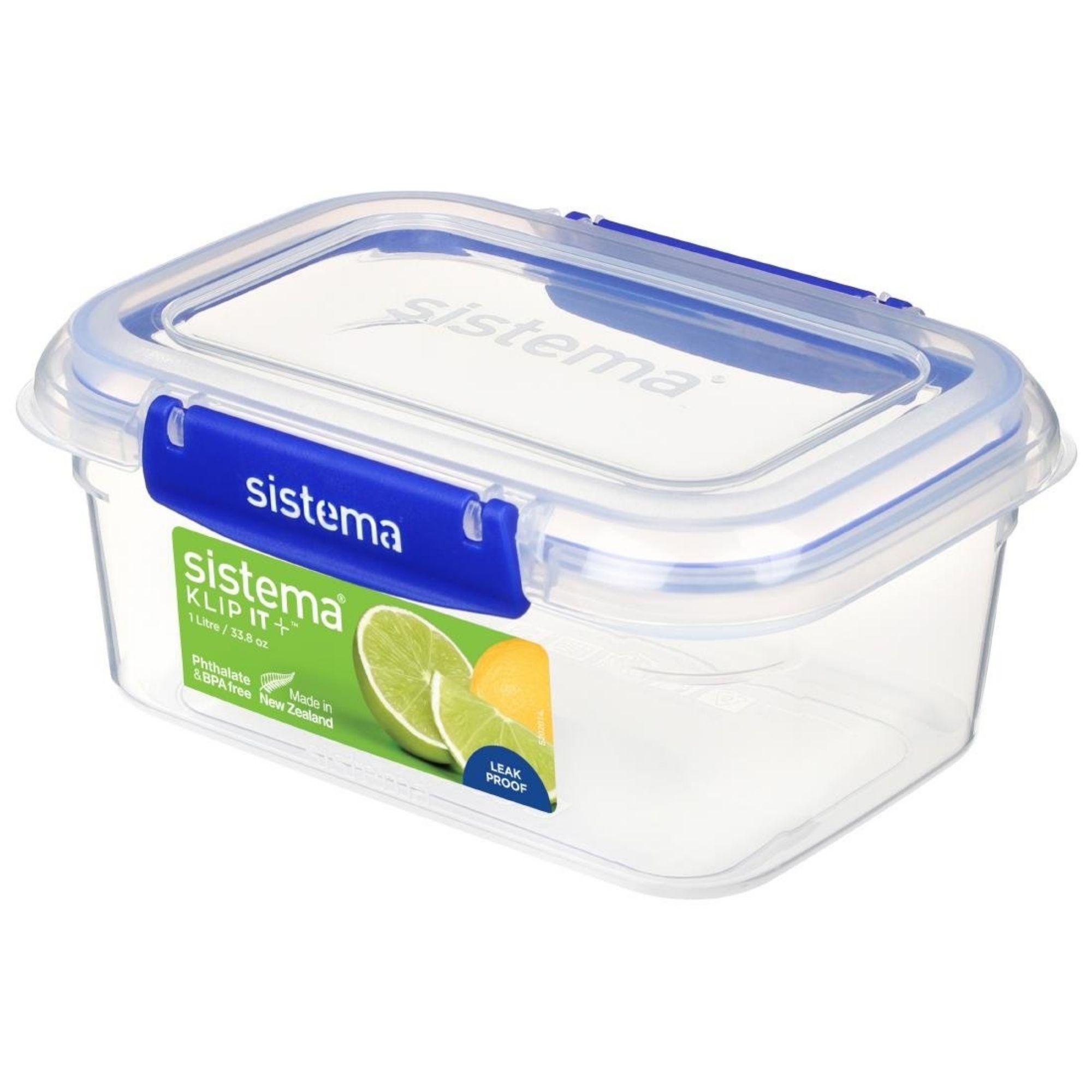 Picture of Sistema Rectangle Klip It Plus Food Storage Container 1Ltr - CH245