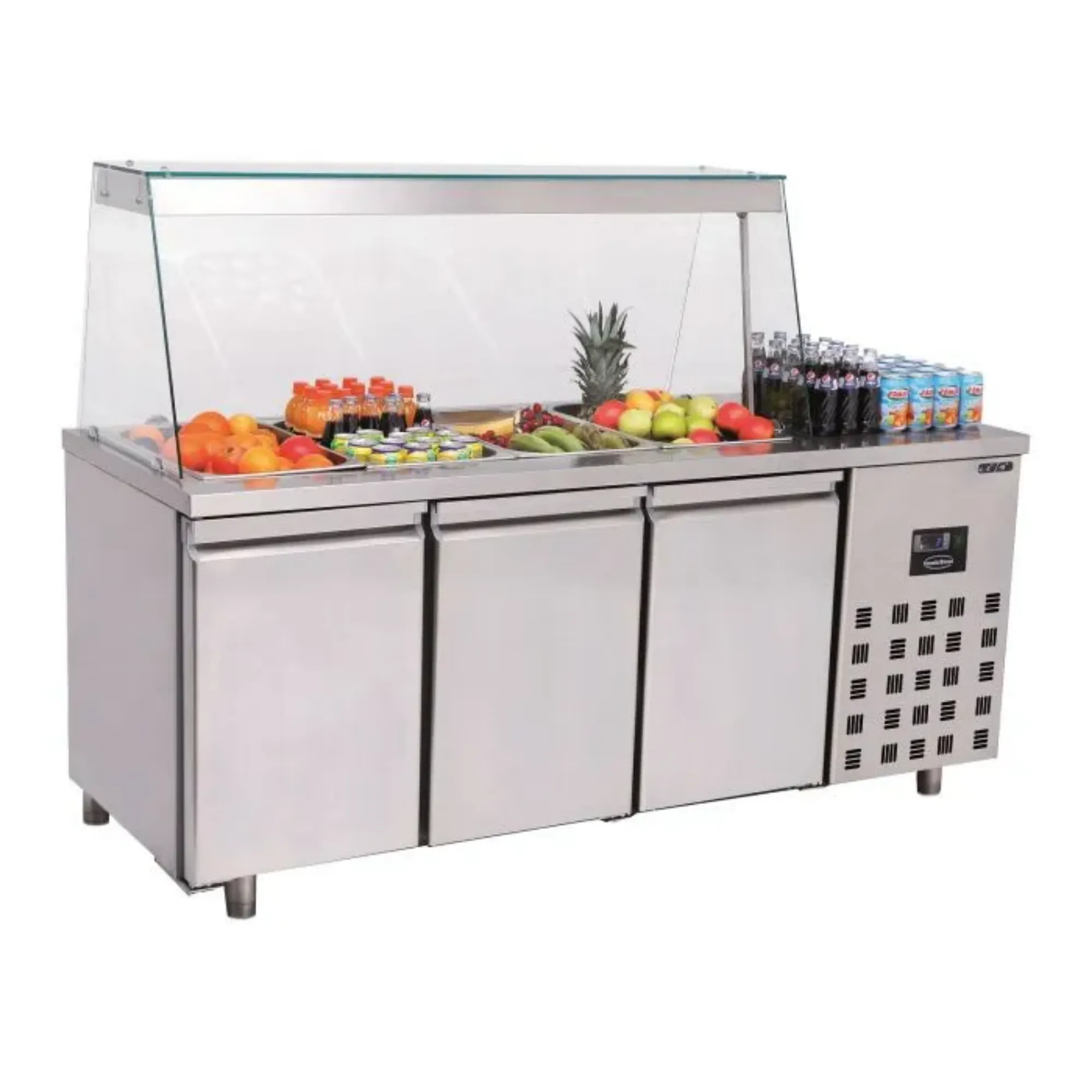 Picture of CombiSteel Saladette 3 Door 4 x 1/1 GN - 7489.5155