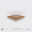 Picture of Vegware Compostable Kraft Tortilla Wrap Boxes With PLA Window (Pack of 500) - CL705