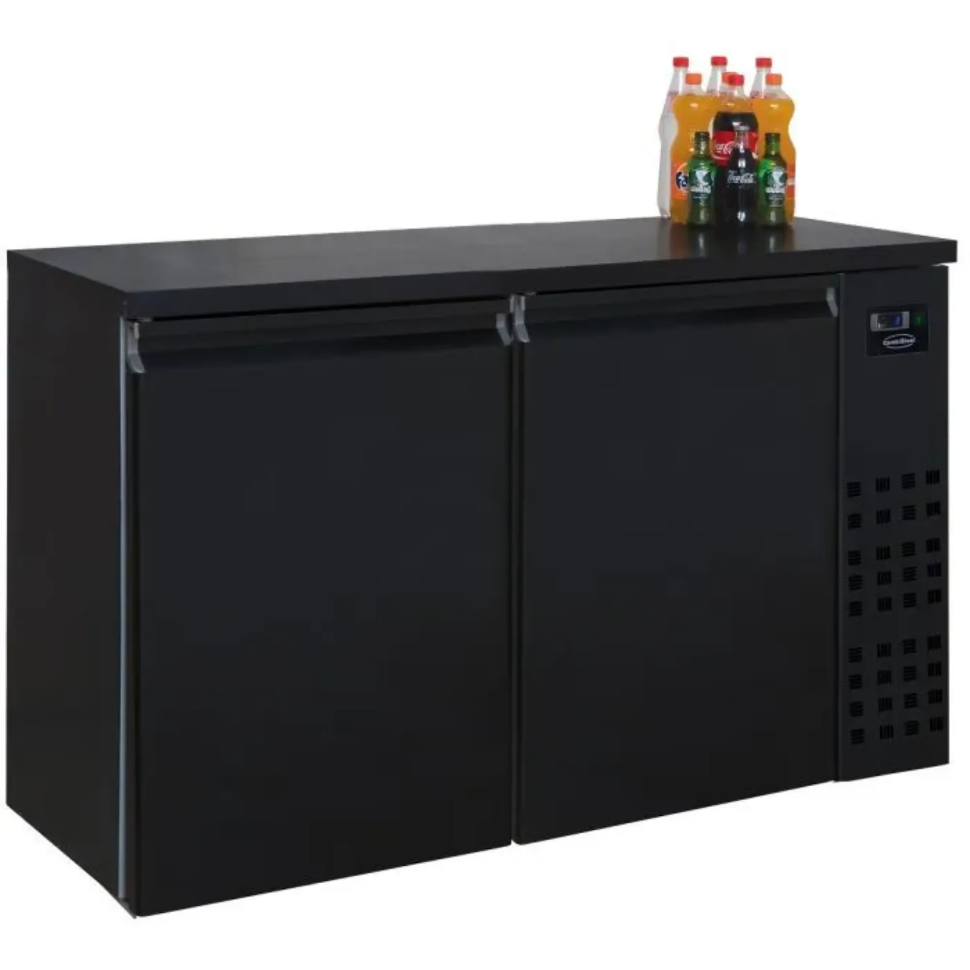 Picture of CombiSteel Backbar Counter 2 Black Doors - 7489.5270