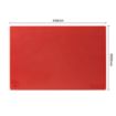 Picture of Hygiplas Low Density Chopping Board Set with Rack 450x300x10mm (Pack of 7) - CH041