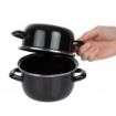 Picture of Olympia Mussel Pot Enamel Small - CF269
