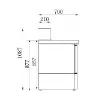 Picture of CombiSteel Pizza Preparation Counter 3 Doors with 11 Topping Unt - 7950.0065