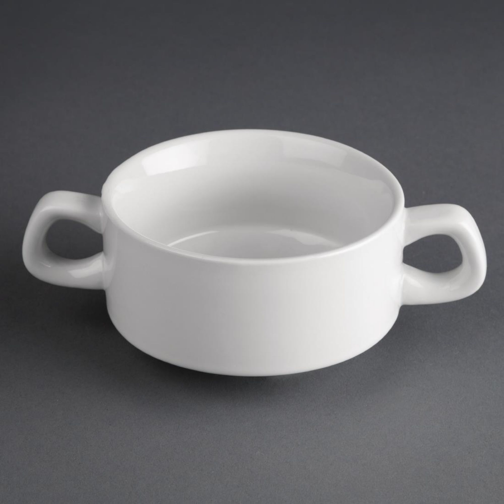 Picture of Olympia Athena Stacking Soup Bowls 160mm 290ml (Pack of 12) - CF369