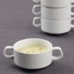 Picture of Olympia Athena Stacking Soup Bowls 160mm 290ml (Pack of 12) - CF369