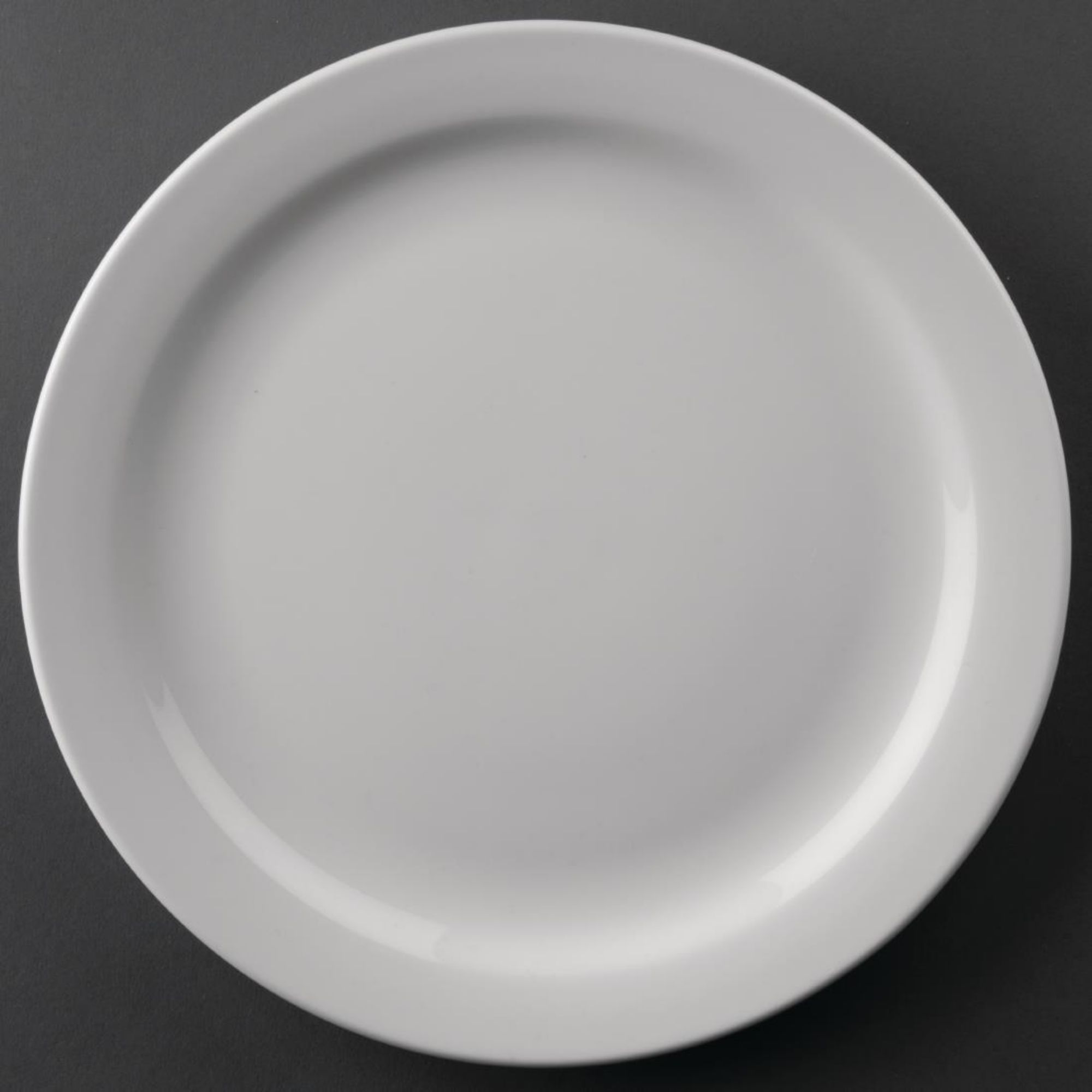 Picture of Olympia Athena Narrow Rimmed Plates 226mm (Pack of 12) - CF363