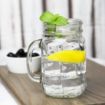 Picture of Olympia Handled Jam Jar Glasses 450ml (Pack of 12) - CE678