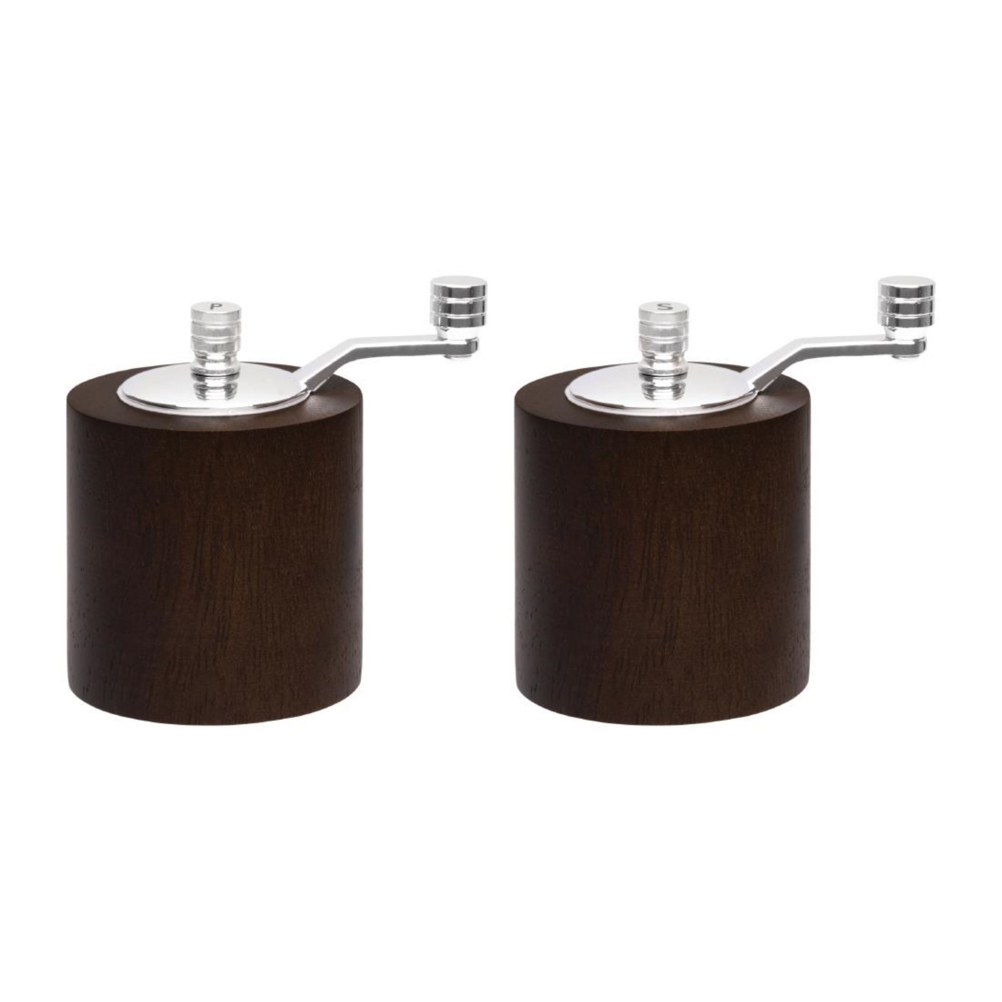 Picture of Olympia Dark Wood Salt and Pepper Mill Grinder Set - CE247