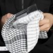 Picture of Vogue Wonderdry Tea Towels Black (Pack of 10) - CC597