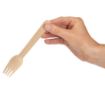Picture of Fiesta Compostable Disposable Wooden Forks (Pack of 100) - CD903