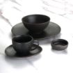 Picture of Olympia Fusion Round Black Coupe Plate 270mm (4 Pack) - DR088