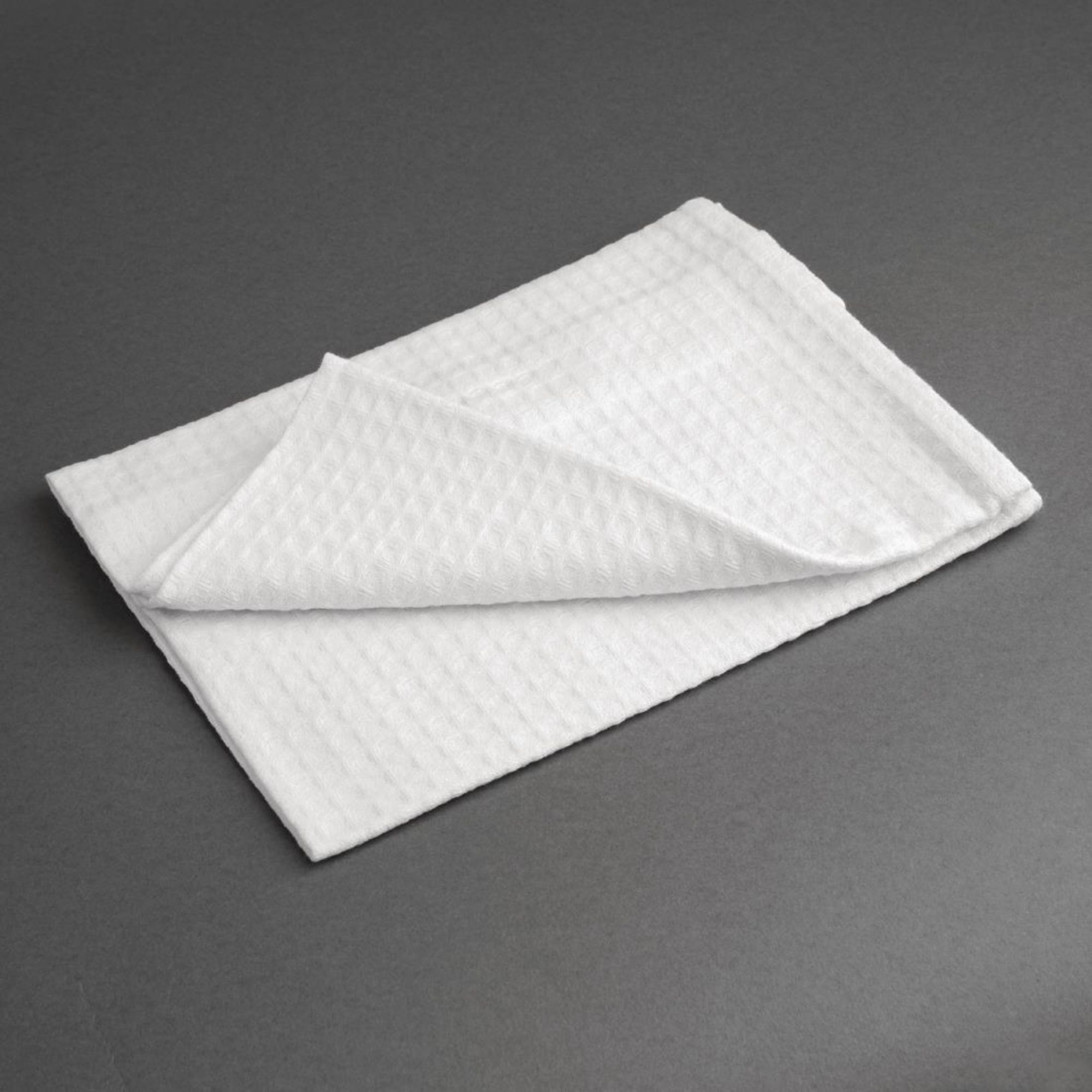 Picture of Vogue Cloths White Honeycomb Weave (Pack of 10) - CC598