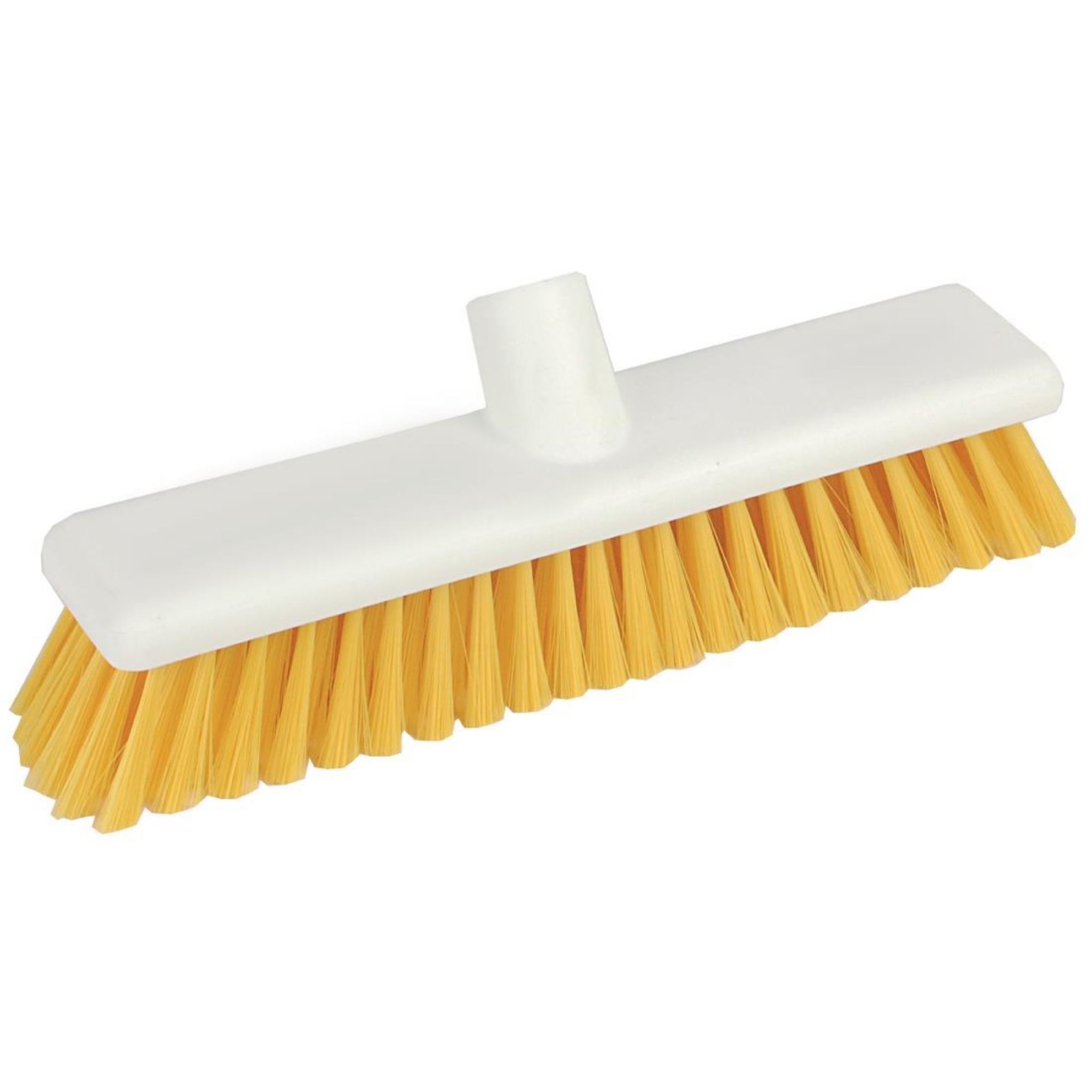 Picture of Jantex Hygiene Broom Soft Bristle Yellow 12in - DN831