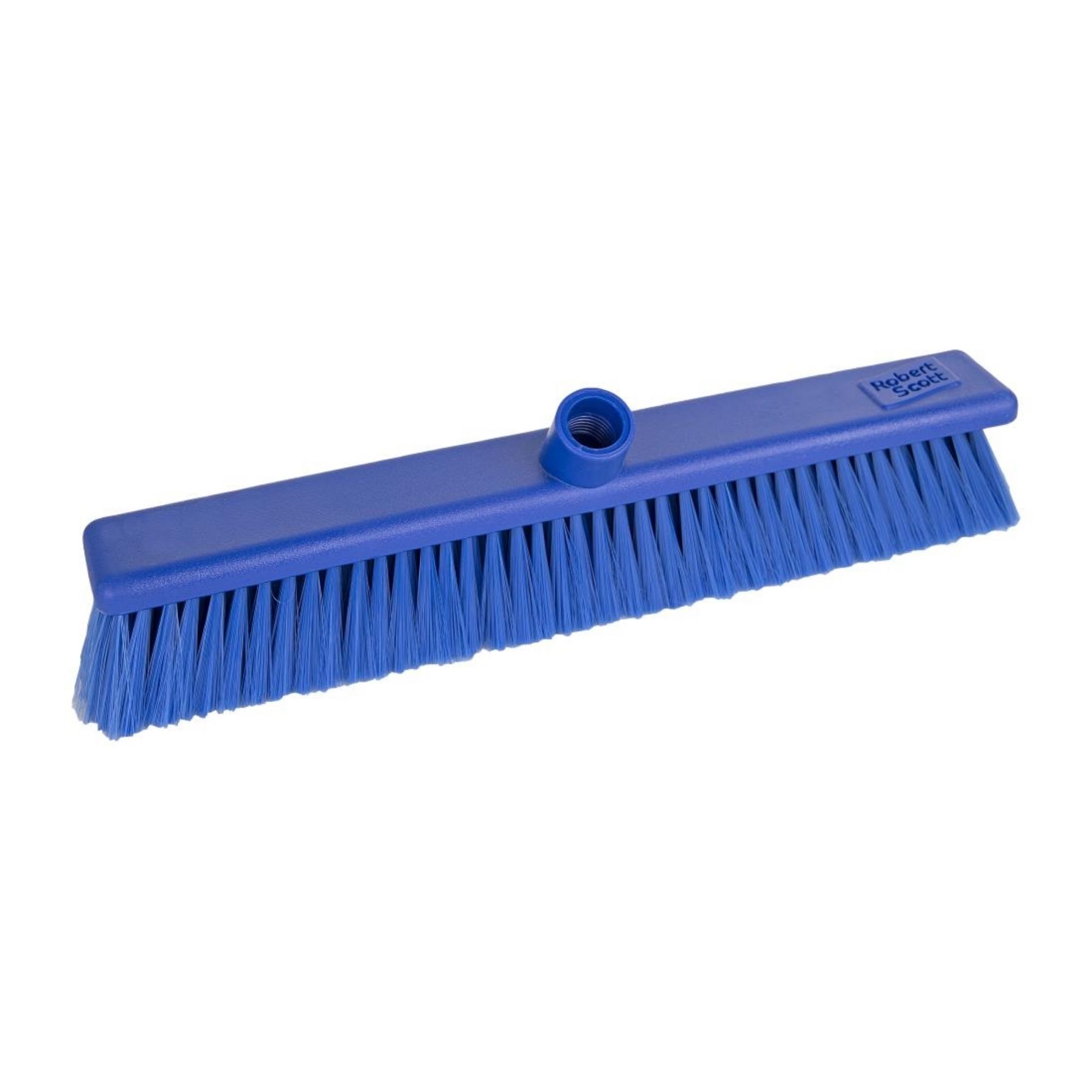 Picture of Jantex Hygiene Broom Soft Bristle Blue 18in - DN832