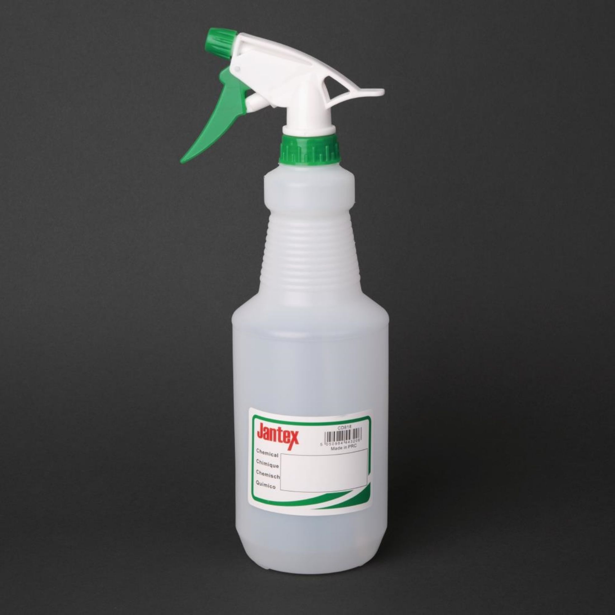 Picture of Jantex Colour-Coded Trigger Spray Bottle Green 750ml - CD818